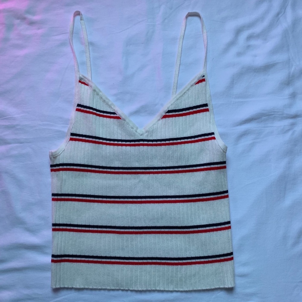 Kendall & Kylie stripped tank top